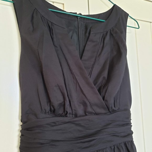 Wrap dress LBD with bow - Picture 2 of 6